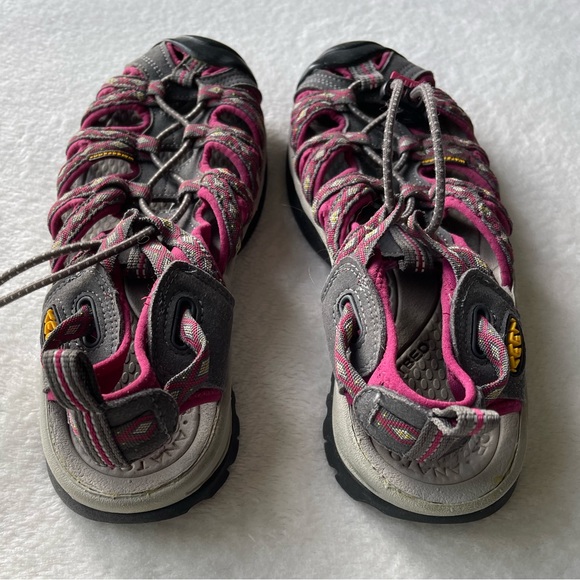Keen Women’s Grey/Pink Closed Toe Sandals Size 7.5 - Picture 8 of 9